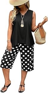 Летний женский комплект 2 предмета в горошек от Verdusa: V-образный топ и шорты 11242603