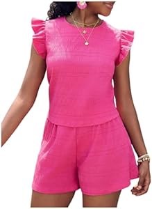 Детский комплект из топа с рюшами и шорт SOLY HUX: 95% полиэстер, 5% эластан 11305676