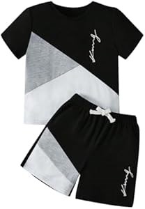 Комплект для молодежи SweatyRocks: футболка с круглым вырезом и шорты с утягивающим поясом, цветочный принт 11252158