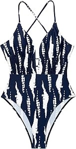 Женский монокини Floerns с вырезами и перекрещенными бретелями, плавки для купания 11277457