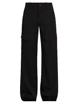 Удобные брюки карго McQueen из итальянской шерсти с низкой посадкой и свободным кроем 11024792