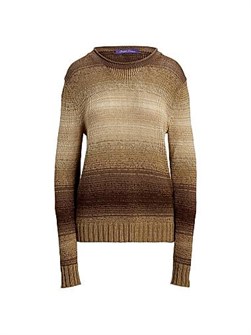 COLLECTION Ralph Lauren Легкий льняной свитер с круглым вырезом от Ralph Lauren COLLECTION, 57% лен, 19% хлопок, 16% шелк, 8% кашемир 11027442