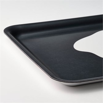 Ikea Многоцветный поднос с узором, размеры 28x38 см, высота 2,5 см 11289550