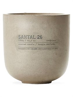 Le Labo Свеча из бетона Santal 26, 1200 г, время горения 60 часов, 4 хлопковых фитиля. 11016478