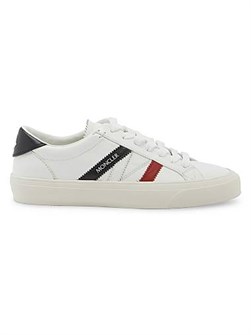 Moncler Кожаные кроссовки Monaco 2 Low Top с промежуточной подошвой из EVA и резиновой подошвой. 11014646