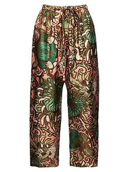 Шелковые твиловые шаровары с завязками на талии от La Double J, Италия, 100% шелк 11018969