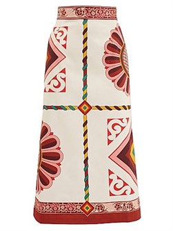 La Double J Облегающая юбка Baia из хлопка с карманами и легким растяжением, производство Италия 11019266