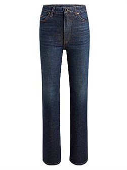 Джинсы Danielle средней посадки с прямыми штанинами и пятью карманами, Khaite, производство США 11023984