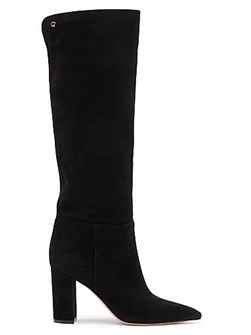 Замшевые ботинки Gianvito Rossi Piper с удобным каблуком 85 мм 11008494