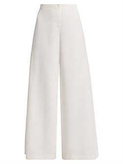 Twp Брюки Stevie с высокой посадкой и широкими штанинами из вискозы и льна, 76% вискоза, 24% лен 11022725