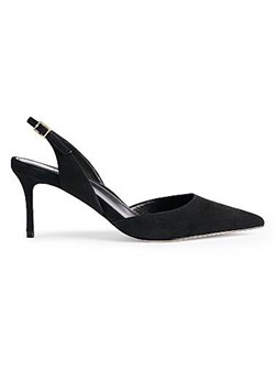 Классические туфли Marion Parke из замши с каблуком 70 мм и застежкой Slingback 11027549