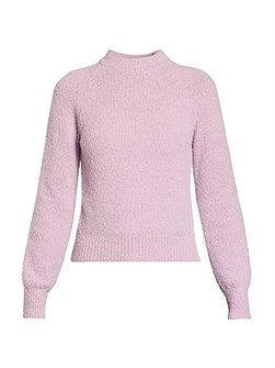 Свитер Texas из альпаки и шерсти от Dries Van Noten с длинными рукавами и полуподнятым воротником 11013723