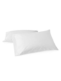 Coyuchi Комплект из двух наволочек из органического хлопка с вышивкой, стандартного размера 50 х 80 см и королевского размера 50 х 100 см 11015270