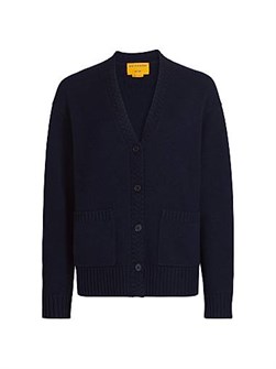 Кашемировый кардиган Guest in Residence с V-образным вырезом, 100% кашемир, длинные рукава, застежка на пуговицах 11021418