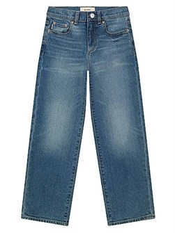 Молодежные джинсы Lilia от DL1961 с расслабленным кроем, 99% хлопка, 1% лайкры, с молнией и пуговицей 11015935