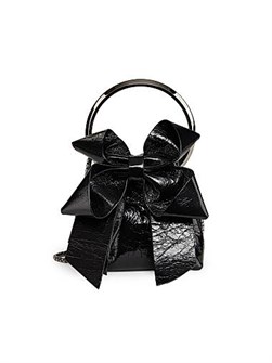 Jimmy Choo Миниатюрная сумка Micro Bon Bon из металлизированной кожи с ручкой и съемным ремешком через плечо 11022879