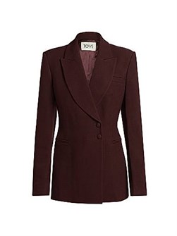 Обёрточная куртка Yana от Tove с асимметричными пуговицами и карманами, 92% вискоза, 8% полиамид 11019868