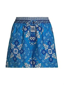 Johnny Was Шорты Ciena с эластичной вставкой из растянутой хлопковой смесовой ткани 10041563