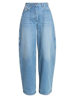 Джинсы Le Ovalo Jacquemus с силуэтом ',бочка',, 100% хлопок, пять карманов, Франция 11014394