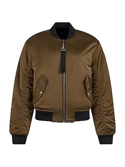 Реверсивная куртка из искусственного меха Moose Knuckles Jet с ветрозащитным воротником и молнией 11014828