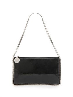 Stella McCartney Элегантная мини-сумочка с текстурой, изготовлена из хлопка и полиэстера, размер 24 см x 14 см x 1 см 11022475