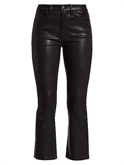 Кожаные брюки Le Crop Mini Boot от Frame с классическим пятикарманным дизайном, Франция 11017310