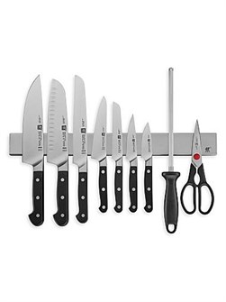 ZWILLING J.A. Henckels Набор профессиональных кухонных ножей из 10 предметов с магнитной ножницей 44 см из нержавеющей стали 11023896