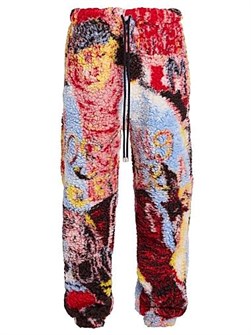 Спортивные штаны Loewe с графическим эффектом и эластичным поясом, 35.91% полиэстер, Италия 11009948