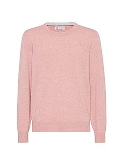 Кашемировый свитер Brunello Cucinelli с круглым вырезом, 100% кашемир, произведено в Италии 11028477