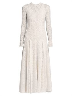 Миди-платье с цветочной кружевной отделкой от Philosophy Di Lorenzo Serafini, 76% шерсть, Италия 11021429