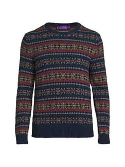 Свитер Ralph Lauren с жемчужным узором Fair Isle из шерсти, кашемира и альпаки, Италия 11019584