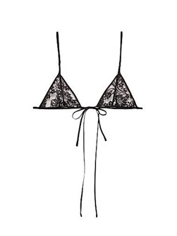 Кружевной лиф Prada с завязками на спине, 71% хлопок, 29% нейлон 11009325