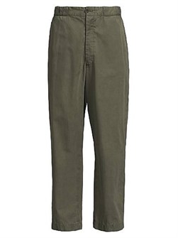 Штаны Norm Workwear от The Elder Statesman из 100% хлопка с поясом и боковыми карманами 11024226