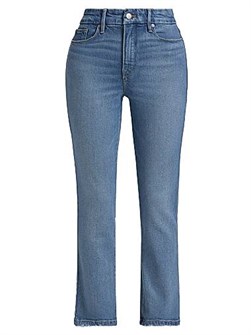 Good American Джинсы Good Legs с прямыми штанинами в классическом пятикарманном стиле, 92% хлопок 11022498