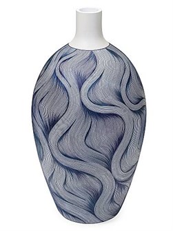 Ladorada Декоративная ваза «Морская», ручной работы, из дерева и соломы, диаметр 17 см, высота 33 см 11028725