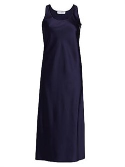 Макси платье-сарафан из сатина от Michael Kors с U-образным вырезом, Италия 11022906