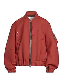 Утеплённая куртка для костюма от Sacai с футболкой, 70% полиэстер и 30% шерсть, Япония 11030998