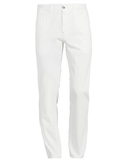 Мужские джинсы slim-fit Isaia с лаконичными узорами в елочку, пять карманов, 97% хлопка, сделано в Италии 11011442