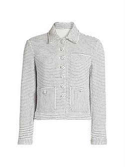 Proenza Schouler White Label Osler Slim Fit Tweed Jacket 11011930