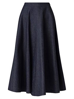 Юбка миди Varda A-line от Altuzarra с поясом, 98% хлопка, Италия 11027880