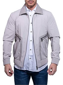 Куртка-бомбер Maceoo Resistance с длинными рукавами и панельной отделкой, упругого спортивного кроя 11015787