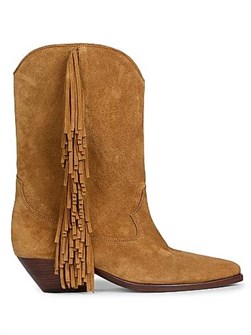 Замшевые ботинки Duerto 40MM от Isabel Marant с заостренным носком и удобной посадкой 11024793