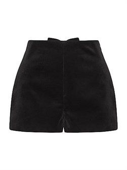 Вельветовые шорты Valentino Garavani с боковой застежкой и подкладкой из хаботая, Италия 11020738