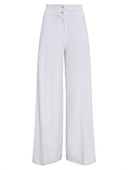 Широкие брюки с завышенной талией Rudy от Altuzarra, Италия, 86% вискоза/14% шерсть, с карманами 11029017