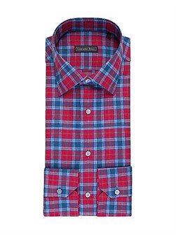 Мужская хлопковая рубашка Stefano Ricci Asti с классическим воротником, 100% хлопок, сделано в Италии 11026425