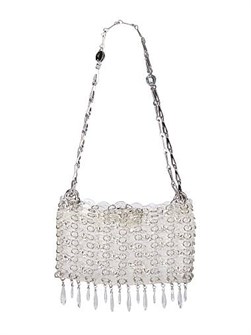 Paco Rabanne Женская акриловая и стальная сумка через плечо, 70% акрил, вес около 544 г 11028365