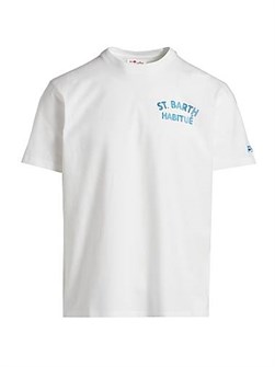 Хлопковая футболка с круглым вырезом и коротким рукавом Mc2, 100% хлопок, сделано в Португалии 10041489