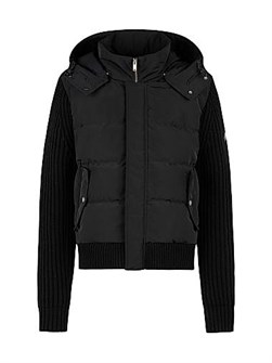 Куртка-бомбер Maple Hybrid от Moose Knuckles с утеплителем из responsibly sourced пера и пуха, капюшоном и карманами 11012701