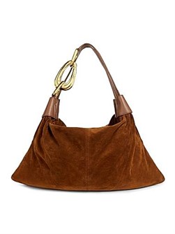 Zimmermann Небольшая сумка-хобо из мягкого замша с одним карманом и верхней молнией 11029209