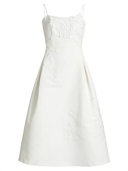 Платье-миди Audra Fit &amp, Flare с квадратным вырезом и цветочной аппликацией от бренда Sachin &amp, Babi 11029233